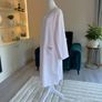 Reduced Ladies Baby Pink Button-front Fleece Dressing Gown Robe or Housecoat Image 7