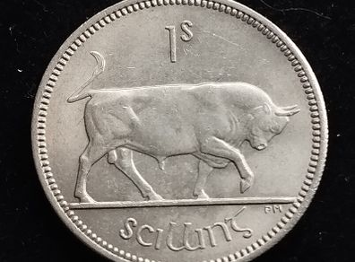 Ireland - 1966 - Shilling - Bull - UNC - KM.14a - [734]