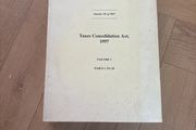 Tax consolidation Act Ireland, number 39 of 1997, Volume 1, Parts 1 to 18.