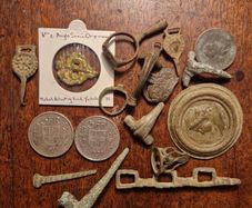 Silver coins, Ancient artefects, detecting finds and free U.S. current coinage. Free post!!