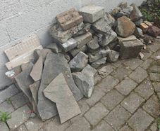 Stones and slabs of stone