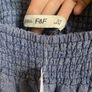 tunic dress F&F denim size XS UK 8 EU 36 Image 4