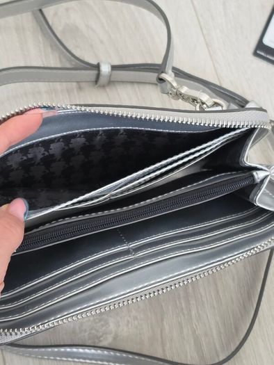 Karl Lagerfeld Silver Crossbody Bag
