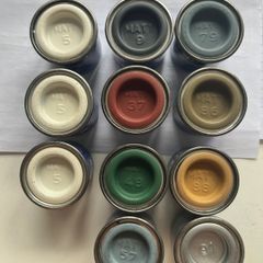 Revell enamel paint bundle for model building