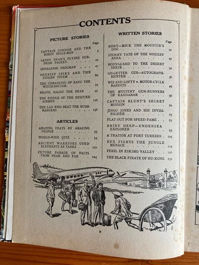 Comic: 'LION' annual 1955