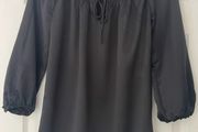 Mexx- Scoop Neck Black Top -Size 12