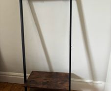 Industrial Leaning Hall Tree / Coat Rack with Shoe Storage (VASAGLE)