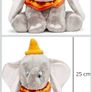 Dumbo Plush - Walt Disney Toy Stuffed Animal Elephant, like new, very soft Image 5