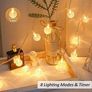 Fairy Lights Battery Operated 5M/20ft 50LEDs Crystal Ball Waterproof Globe String Lights Hanging Lights 8 Modes with Remote Control for Indoor Outdoor Bedroom Party Christmas Wedding Garden Decoration Image 8