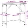 Console Table 75cm Slim Narrow Design Image 4