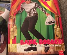 Bank Robber Fancy Dress/Halloween Costume
