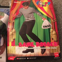 Bank Robber Fancy Dress/Halloween Costume