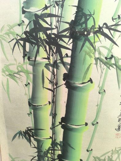 XL bamboo watercolour