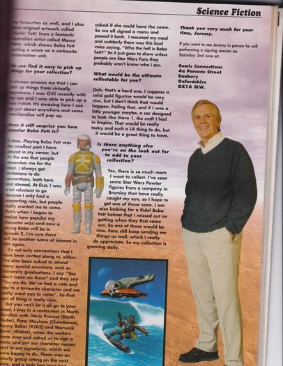 Bobba Fett Jeremy Bullock Interview Model & Collectors Mart June 2001