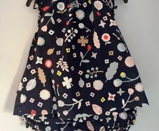 Country Road Navy baby girls tunic & bloomers Sz 12-18 mths EUC