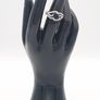 925 vintage sterling silver and CZ ring Image 9