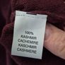 Wine Cashmere Shawl /one Size J1 Image 5