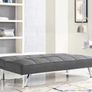 Comfy Grey 3-Seater Sofa Folds Out Handy, 180cm Image 2