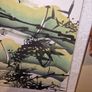 Japanese Bamboo art painted hanging scroll Image 5