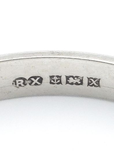 Vintage 925 Sterling Silver Childs Engraved Bangle, Birmingham 1972