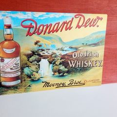 Donard Dew Reproduction Irish whiskey Advert Poster Ireland