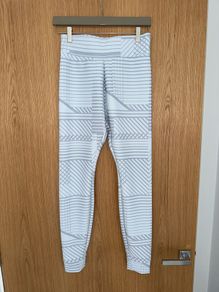 Nike Women's Court Tennis Two Tone Gray Leggings - Size small