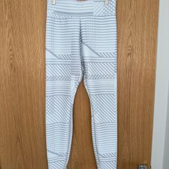 Nike Women's Court Tennis Two Tone Gray Leggings - Size small