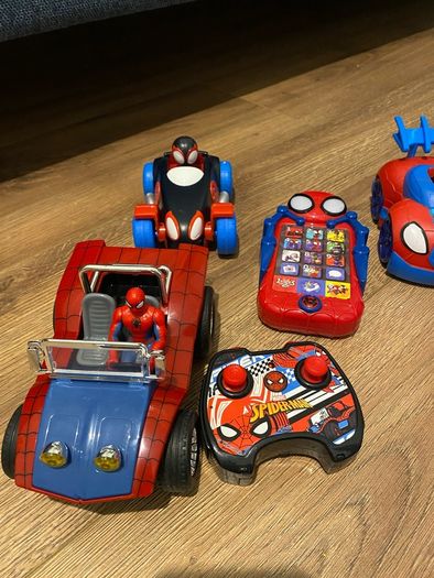 bundle of spiderman toys