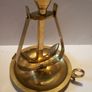 Retro marine themed brass candelabra. Image 4