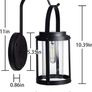 Solar Outdoor Security Wall Lanterns , Modern Garden Wall Light Lantern, Solar Powered Security Lights Outdoor Waterproof LED Hanging Solar Lamp for Pathway, Yard, Patio Image 2