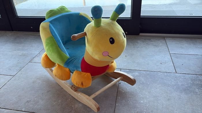 Plush Rocking caterpillar toys x 2