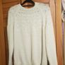 Woolen White Sparkling Sweater Image 2