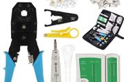 Network Tool Kit RJ11 CAT5 CAT6 Crimping Tools Network LAN Cable Tester Repair Computer Maintenance Ethernet Tool Kit Wire Stripper Tool (FREE POSTAGE)