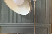 1960's Designed, Chrome &amp; Teak Adjustable Desk Lamp