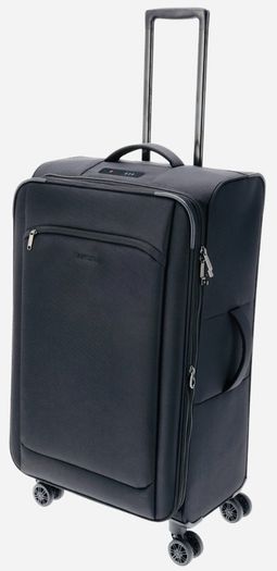 Large Trolley Suitcase (New). Expandable.