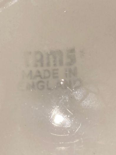 John Tams Vintage 1960's Cups, Checked Saucers and Side Plates ( 6 pieces altogether)