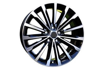 17" Superb Type black Alloy Wheels Vw Audi Seat Skoda 5x112