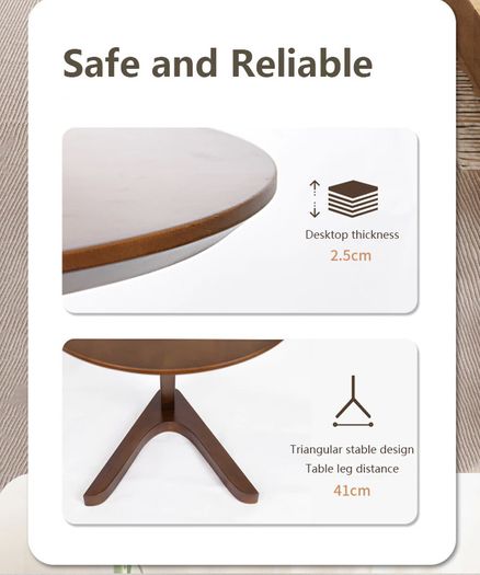 Round coffee table small bedside table design