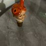 Vintage German Goebel Porcelain Ceramic Handpainted Bottle Cork Stopper Pourer Image 2
