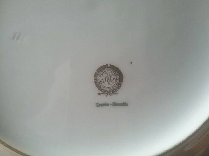 Royal Bavarian Hutscheneuther Selb Bavaria Gold Encrusted Dinner/ Cabinet Plate