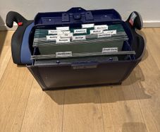 Plastic filing box