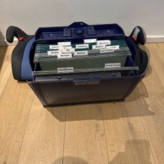 Plastic filing box