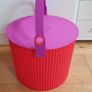 Circular storage box with handle Image 4