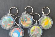 Pokemon Card Keyrings