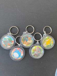 Pokemon Card Keyrings