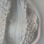 Vintage White Textile Summer/Holiday/Beach Shoulder Bag. Image 4