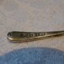Antique Salt and Mustard Spoons, Some Damaged, Silver 26g Image 5
