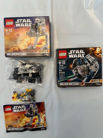 Lego 75130 & 75128 Star Wars Series 3 Microfighters