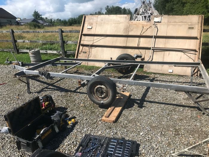 trailer caravan chassis