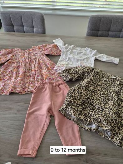 Baby Girl Clothes and Accessories Bundle  3 to 12 Months